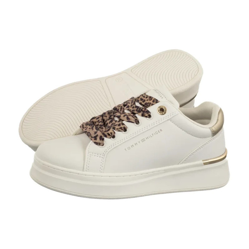 Tommy Hilfiger Low Cut Lace-Up Sneaker Off White/Platinum T3A9-34255-1355X024 (TH1453-a) sporta apavi