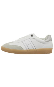 Tommy Hilfiger Low Cut Lace-Up Sneaker White/Silver T3A9-34242-1269X025 (TH1455-a) sportiniai bateliai