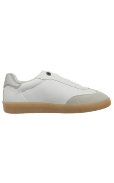 Tommy Hilfiger Low Cut Lace-Up Sneaker White/Silver T3A9-34242-1269X025 (TH1455-a) sports Shoes