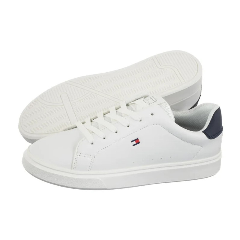 Tommy Hilfiger Low Cut Lace-Up Sneaker White/Blue T3X9-34350-1355X336 (TH1456-a) sportiniai bateliai