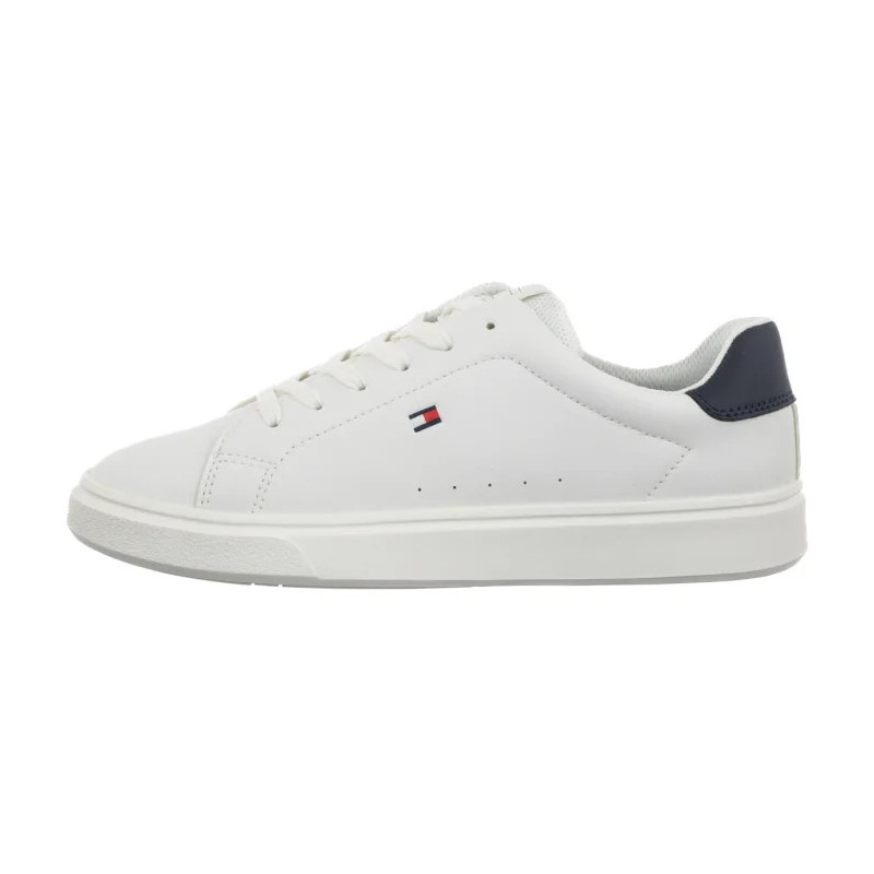 Tommy Hilfiger Low Cut Lace-Up Sneaker White/Blue T3X9-34350-1355X336 (TH1456-a) sporta apavi