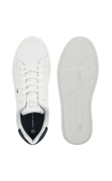 Tommy Hilfiger Low Cut Lace-Up Sneaker White/Blue T3X9-34350-1355X336 (TH1456-a) spordijalatsid