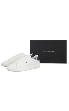 Tommy Hilfiger Low Cut Lace-Up Sneaker White/Blue T3X9-34350-1355X336 (TH1456-a) sportiniai bateliai