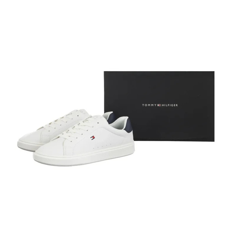 Tommy Hilfiger Low Cut Lace-Up Sneaker White/Blue T3X9-34350-1355X336 (TH1456-a) sportiniai bateliai