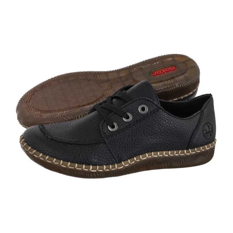 Rieker Czarny N2402-00 Black (RI352-a) kurpes