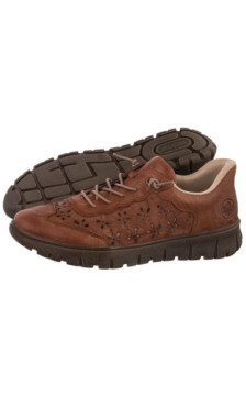 Rieker Brązowy N1358-22 Brown (RI355-a) batai