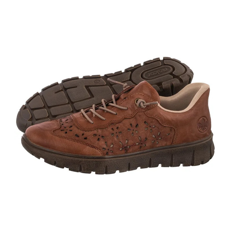 Rieker Brązowy N1358-22 Brown (RI355-a) shoes