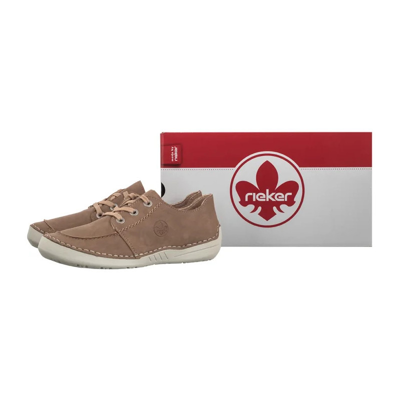 Rieker Beżowy 52545-62 Beige (RI357-a) kurpes