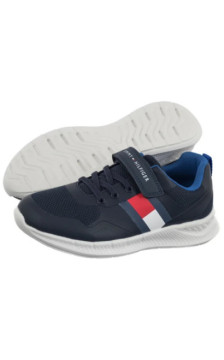 Tommy Hilfiger Flag Low Cut Lave-Up/Velcro Sneaker T1X9-34369-1843800 (TH1450-a) sportiniai bateliai