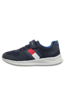 Tommy Hilfiger Flag Low Cut Lave-Up/Velcro Sneaker T1X9-34369-1843800 (TH1450-a) sporta apavi