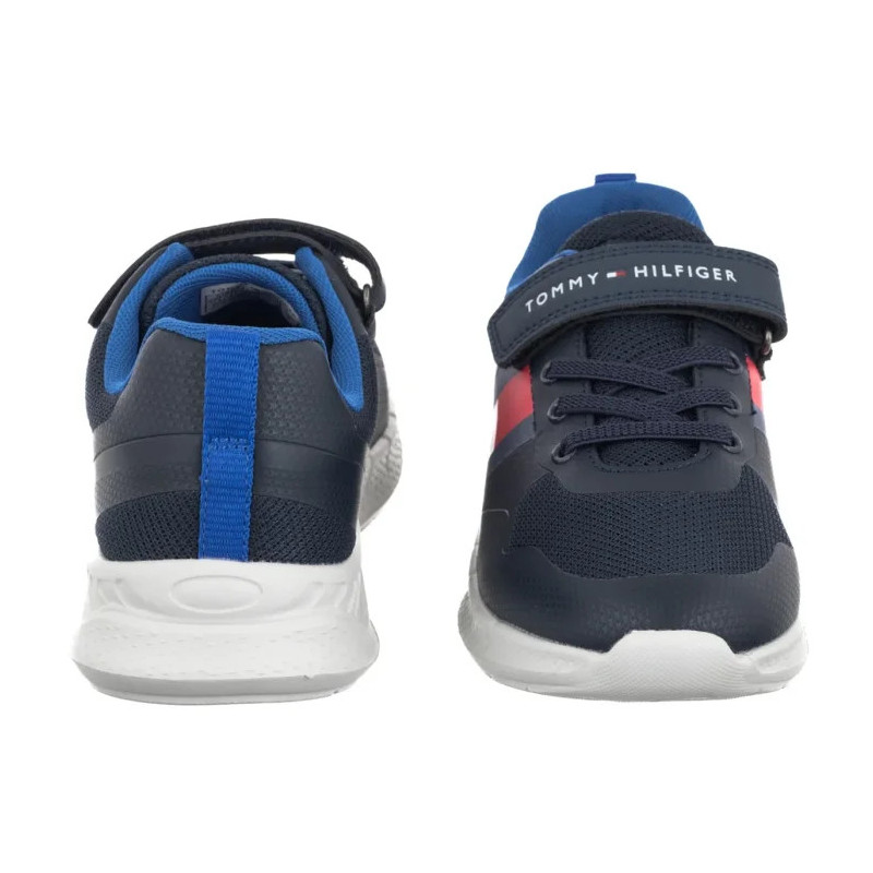 Tommy Hilfiger Flag Low Cut Lave-Up/Velcro Sneaker T1X9-34369-1843800 (TH1450-a) sporta apavi
