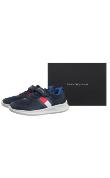 Tommy Hilfiger Flag Low Cut Lave-Up/Velcro Sneaker T1X9-34369-1843800 (TH1450-a) sporta apavi