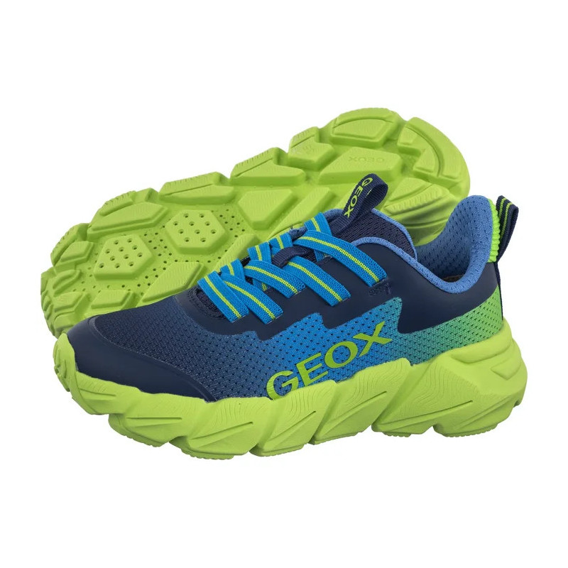 Geox J Flexyper Fast Lt Blue/Lime J46N1A O2A9J C4378 (GE248-b) spordijalatsid