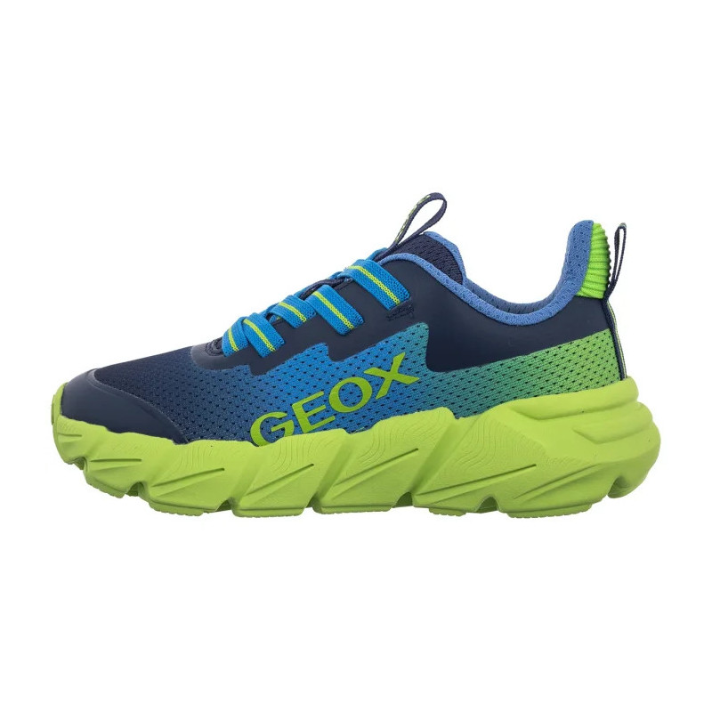 Geox J Flexyper Fast Lt Blue/Lime J46N1A O2A9J C4378 (GE248-b) sporta apavi