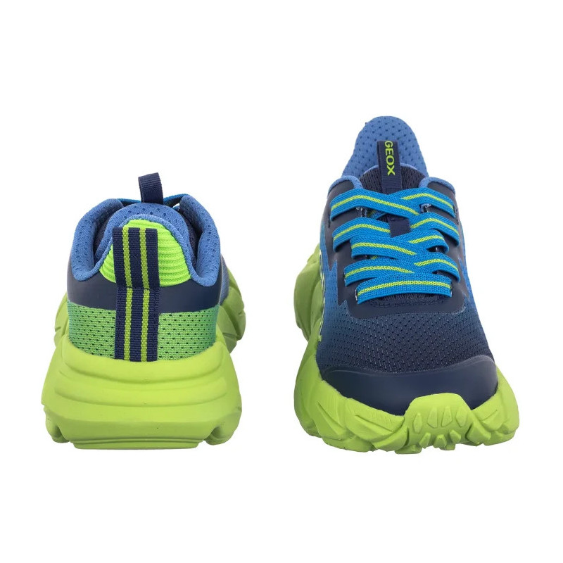 Geox J Flexyper Fast Lt Blue/Lime J46N1A O2A9J C4378 (GE248-b) sports shoes