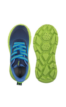 Geox J Flexyper Fast Lt Blue/Lime J46N1A O2A9J C4378 (GE248-b) sportiniai bateliai