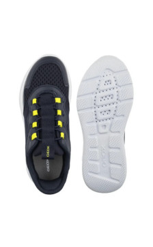 Geox J Sprintye Fast In Navy Lime J65NQA 01454 C0749 (GE247-b) sports shoes