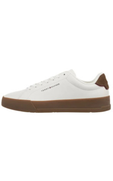Tommy Hilfiger TH Court Lth Detail Ess Ecru/Regatta Red FM0FM05367 0LF (TH1219-e) sportiniai bateliai