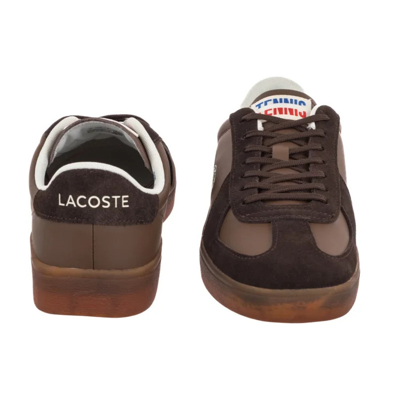 Lacoste Baseshot Pro 126 1 SMA Dk Brw/Gum- Leather 751SMA0077.031 (LC469-a) spordijalatsid