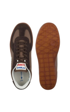 Lacoste Baseshot Pro 126 1 SMA Dk Brw/Gum- Leather 751SMA0077.031 (LC469-a) sporta apavi