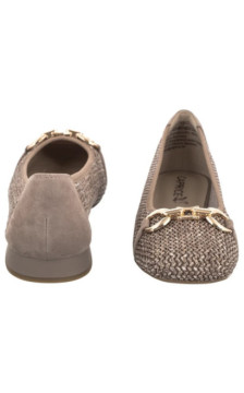 Caprice Niebieskie 9-22503-42 829 LT. Blue Comb (CP396-d) balerīnas