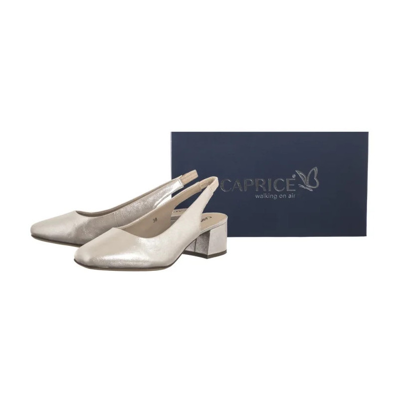 Caprice Srebrne 9-29500-42 341 Taupe Metallic (CP433-a) kurpes