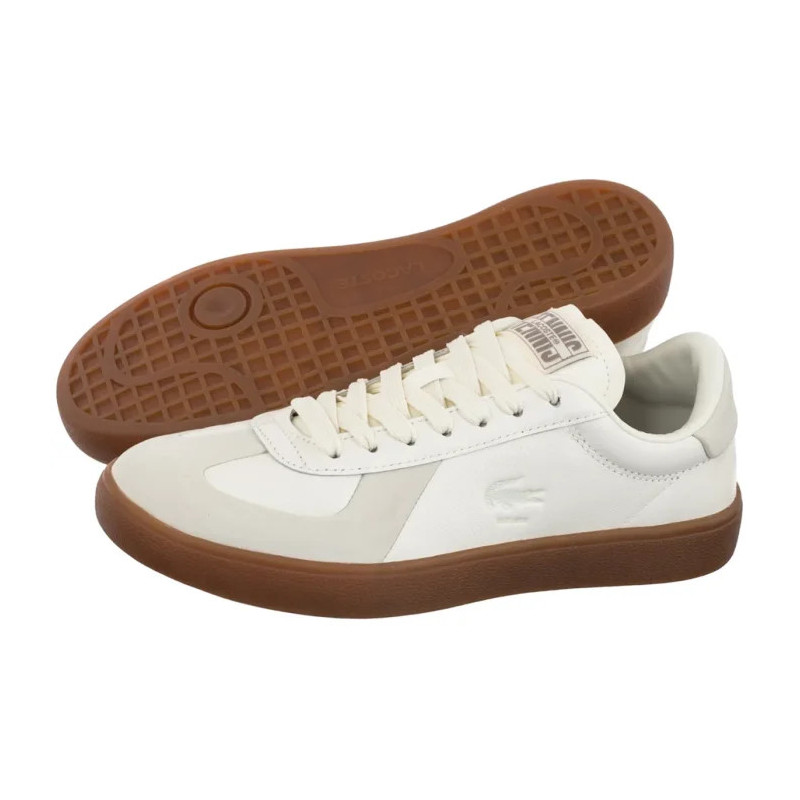 Lacoste Baseshot Pro 126 5 SFA Off Wht/Gum- Suede 751SFA0088.40F (LC468-a) sporta apavi