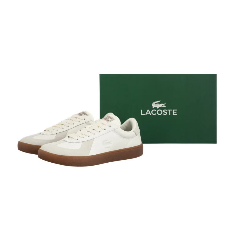 Lacoste Baseshot Pro 126 5 SFA Off Wht/Gum- Suede 751SFA0088.40F (LC468-a) sporta apavi