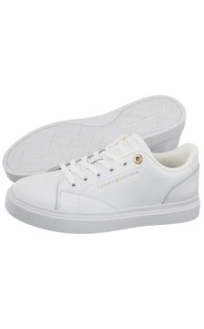 Tommy Hilfiger Th Feminine Cupsole Leather White FW0FW09105 YBS (TH1457-a) sports Shoes