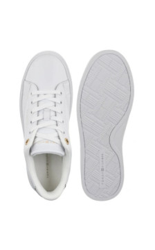 Tommy Hilfiger Th Feminine Cupsole Leather White FW0FW09105 YBS (TH1457-a) sportiniai bateliai
