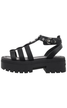 Tommy Hilfiger Tjw Fisherman Leather Max Sandal Black EN0EN029943 BDS (TH1460-a) kurpes