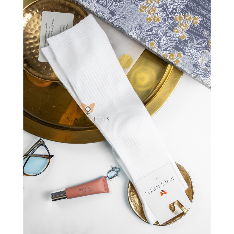 Magnetis kokvilnas zeķes līdz ceļiem