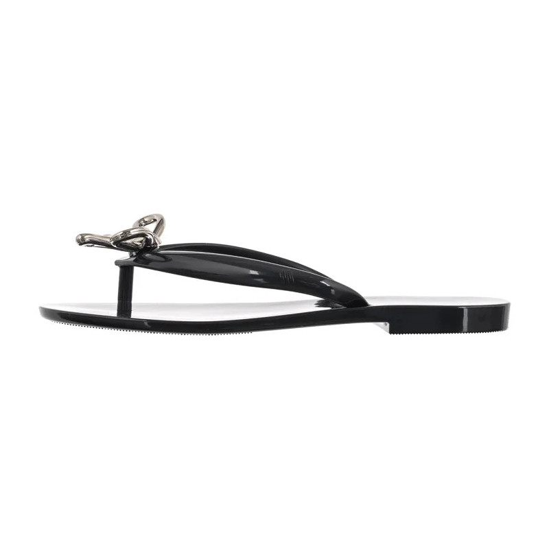 Melissa Harmonic Iris Ad 37847/BQ802 Black/Silver (ML382-a) šlepetės