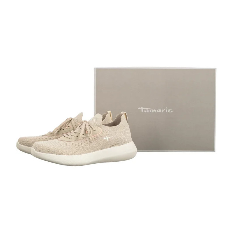 Tamaris Beżowy 1-23715-46 418 Ivory (TM572-a) sporta apavi