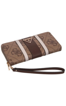 Guess Laurel II Slg Lrg Zip Around SWSS74 59146 Latte Logo/Brown (GU865-a) käekott