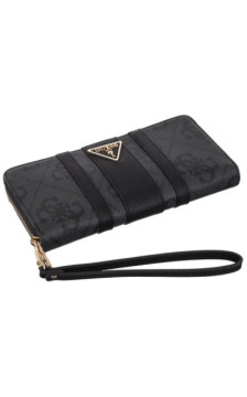 Guess Laurel II Slg Lrg Zip Around SWSS74 59146 Coal Logo (GU865-b) rokassoma