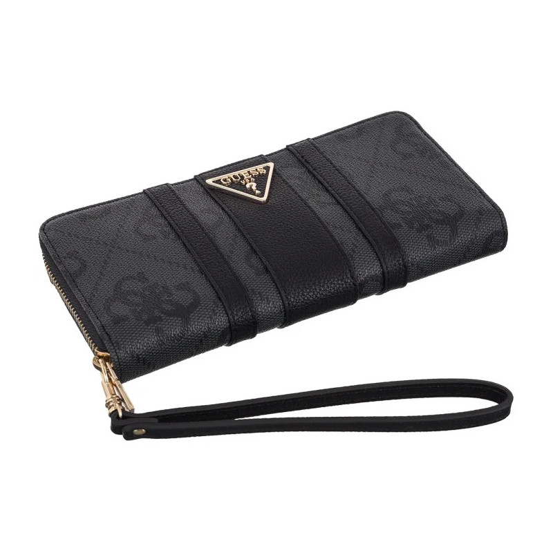 Guess Laurel II Slg Lrg Zip Around SWSS74 59146 Coal Logo (GU865-b) rokassoma