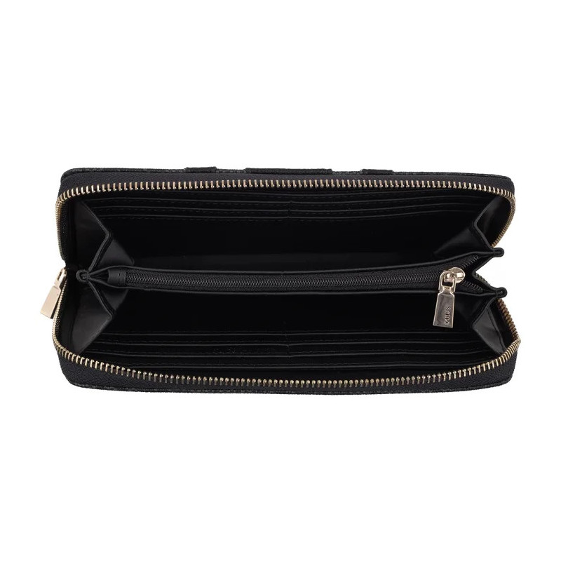 Guess Laurel II Slg Lrg Zip Around SWSS74 59146 Coal Logo (GU865-b) rokassoma