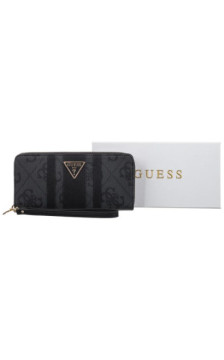 Guess Laurel II Slg Lrg Zip Around SWSS74 59146 Coal Logo (GU865-b) rankinė