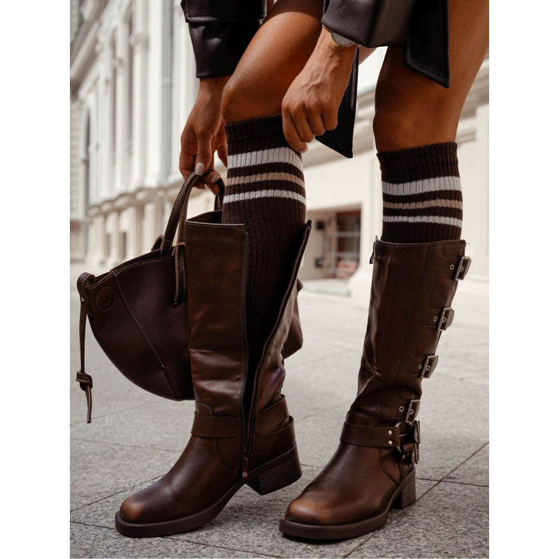 Milena medvilninės kojinės iki kelių 