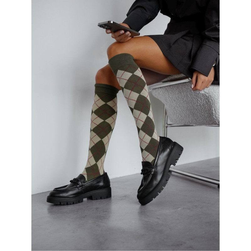 Milena medvilninės kojinės iki kelių 