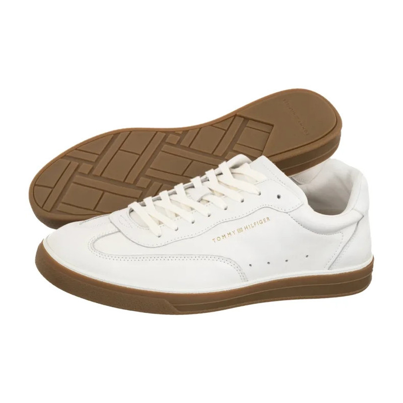 Tommy Hilfiger Th Lo Lux Lth Ecru FM0FM05815 YBL (TH1463-a) spordijalatsid