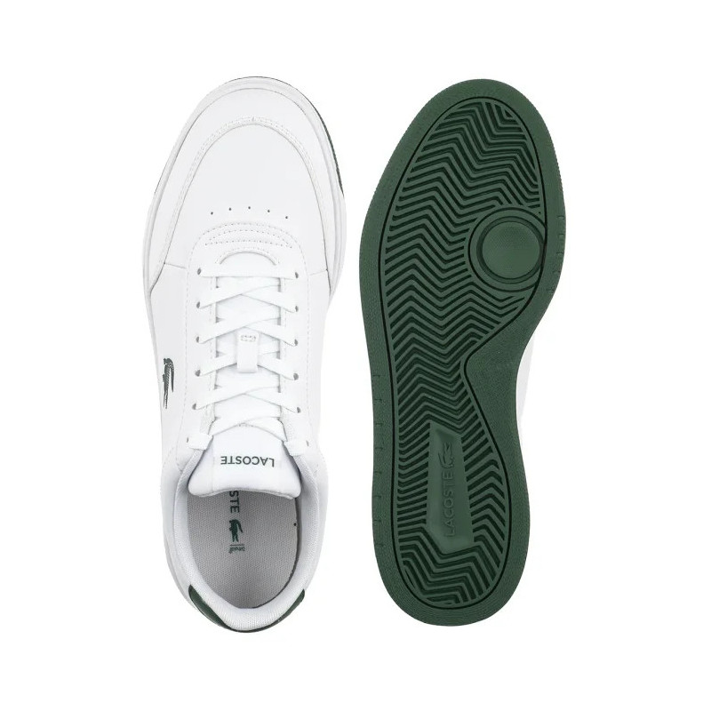 Lacoste Court Pro 225 2 SMA Wht/Dk-Grn - Synthetic 750SMa00741R5 (LC470-a) shoes