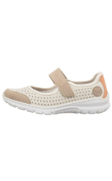 Rieker Beżowe L32B5-81 White Combination (RI76-b) shoes