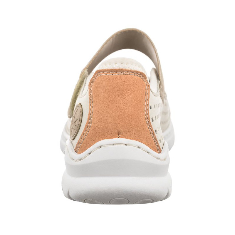 Rieker Beżowe L32B5-81 White Combination (RI76-b) shoes