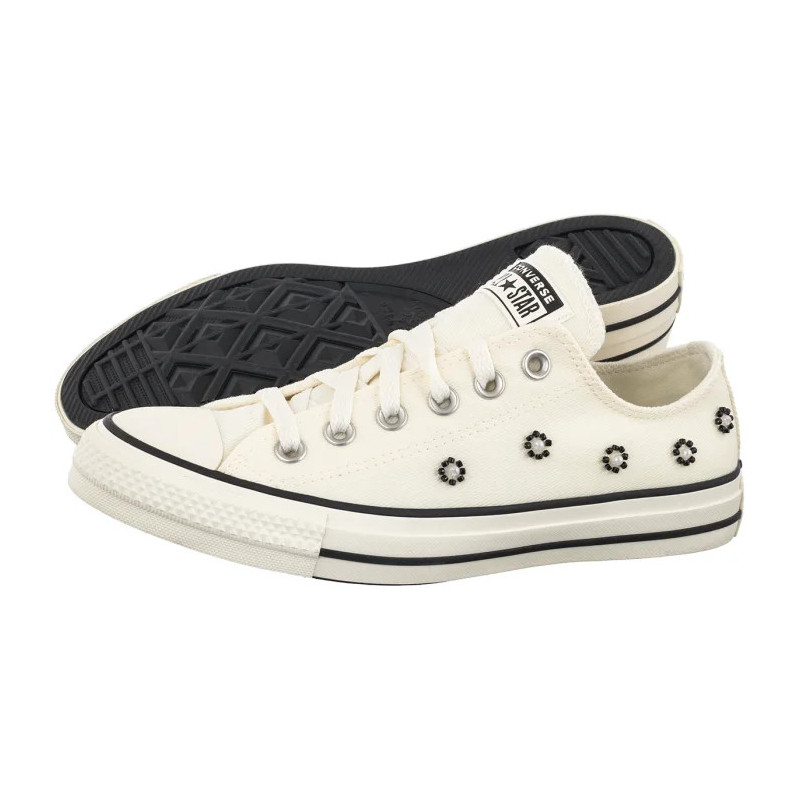 Converse CTAS OX Egret/Black/Egret A17784C (CO835-a) apavi