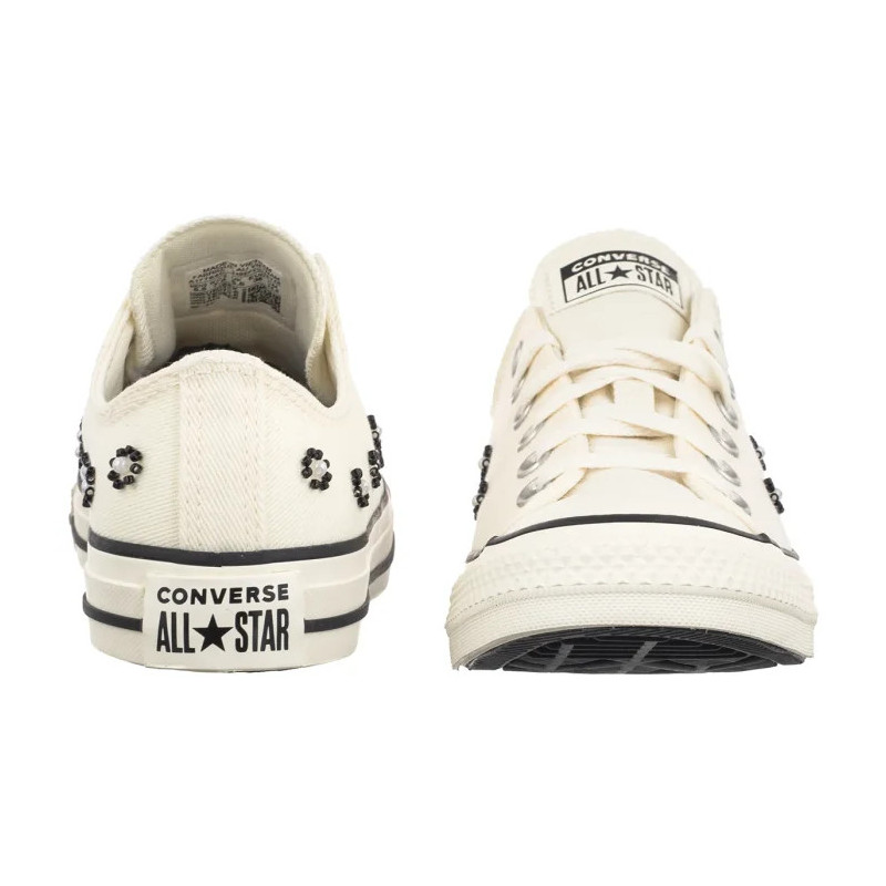 Converse CTAS OX Egret/Black/Egret A17784C (CO835-a) bateliai
