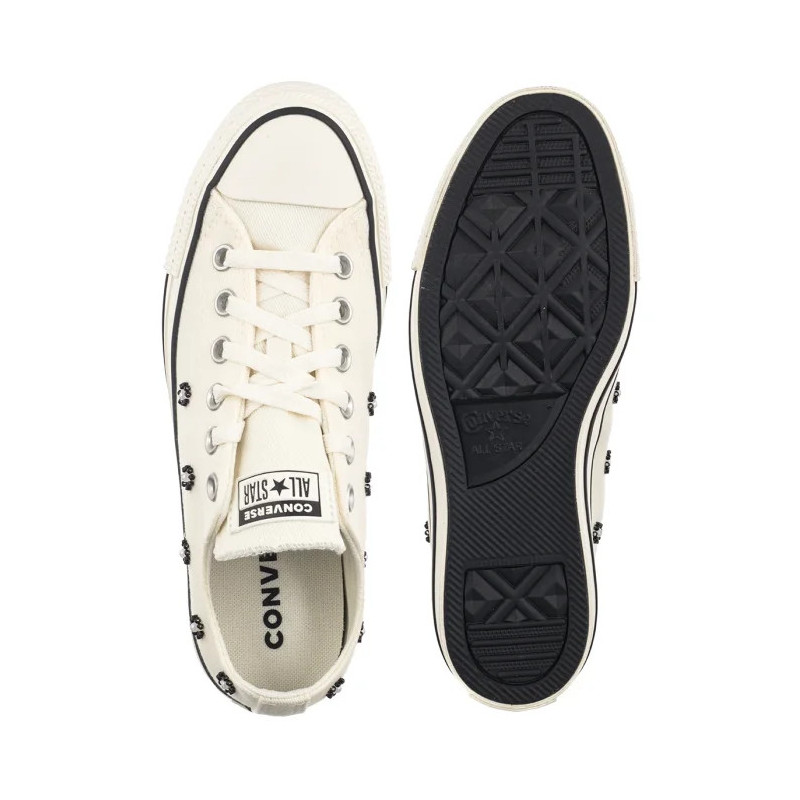 Converse CTAS OX Egret/Black/Egret A17784C (CO835-a) apavi