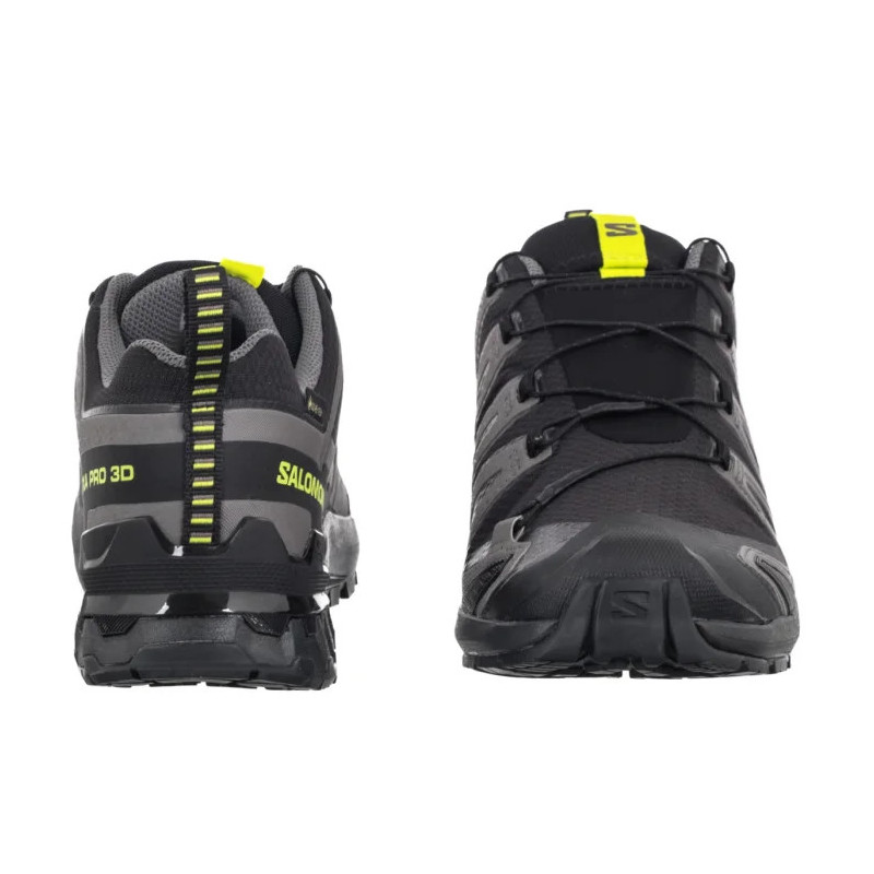 Salomon XA PRO 3D V9 GTX Black/Dark Gull Gray/Acid Lime 479873 (SO39-a) bėgimo bateliai