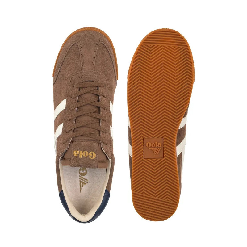 Gola Gola Men's Elan Trainer Tobacco/Off White/Navy CMB538 (GO2-a) sportiniai bateliai